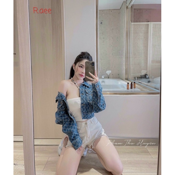 ÁO KHOÁC JEAN DỆT GC