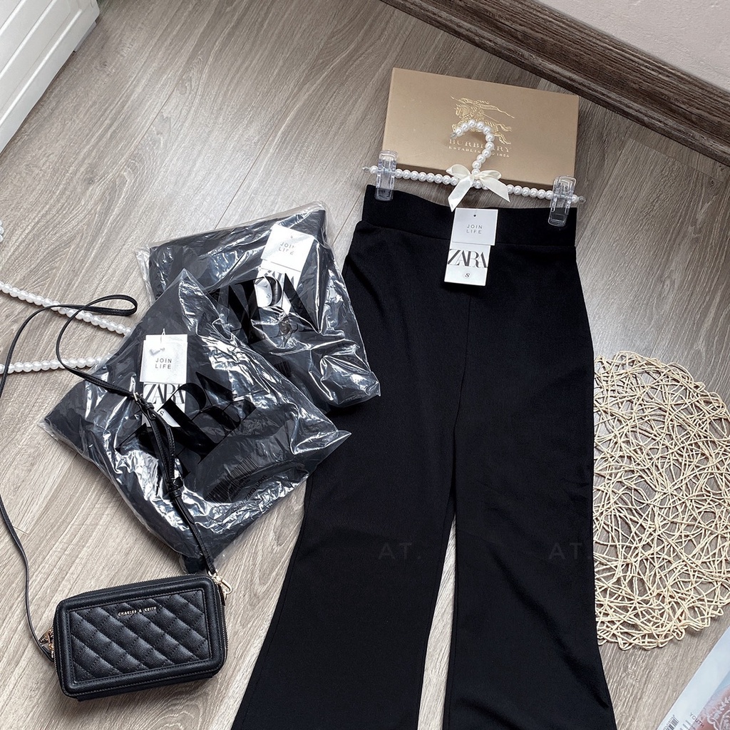Quần sớ tăm,ống loe cạp cao,hách dáng,chất tăm dày lên from quần đứng dáng,hack dáng,cá tinh ,năng động