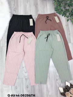 Quần đũi kẻ V gấu - TH/L