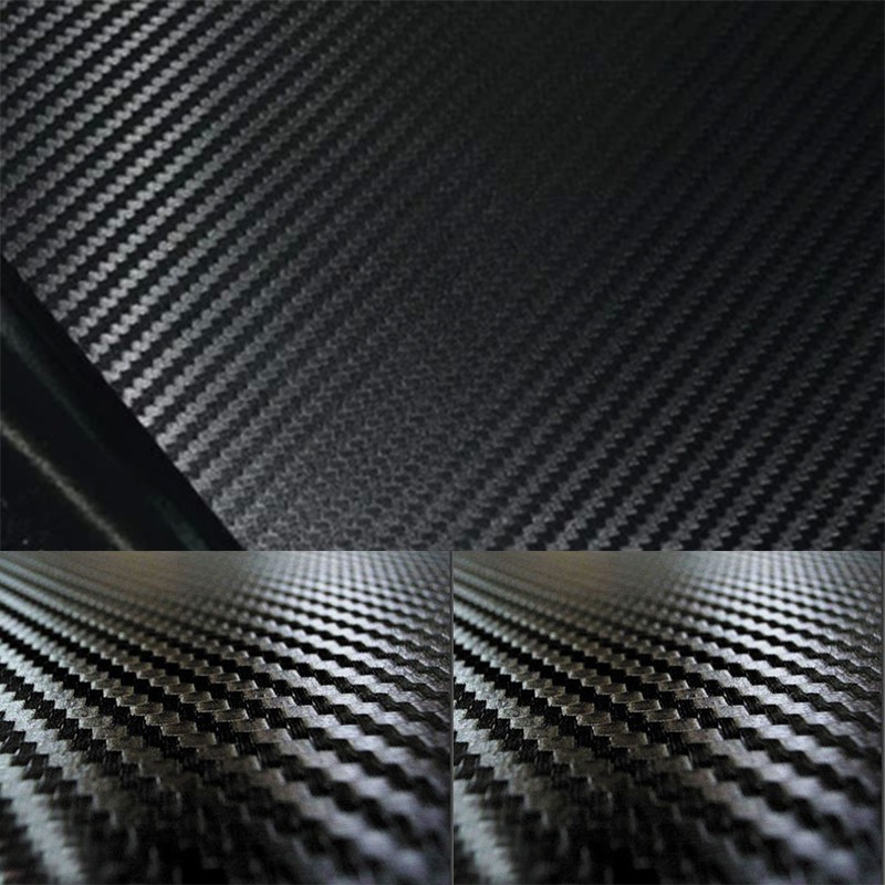 Miếng Dán Trang Trí Xe Hơi Bằng Sợi Carbon 3d Chống Thấm Nước Kích Thước 135x50cm