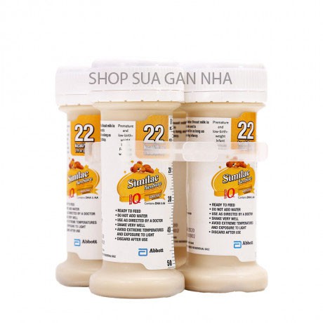 [Date mới 4/2022] Thùng 48 Ống Sữa Nước Similac Neosure 22 kcal/fl oz 59ml cho trẻ sinh non, nhẹ cân