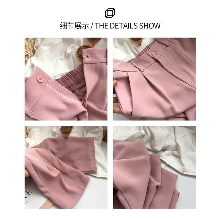 Quần Dài Lưng Cao Dáng Rộng Thiết Kế Mới Cho Nữ