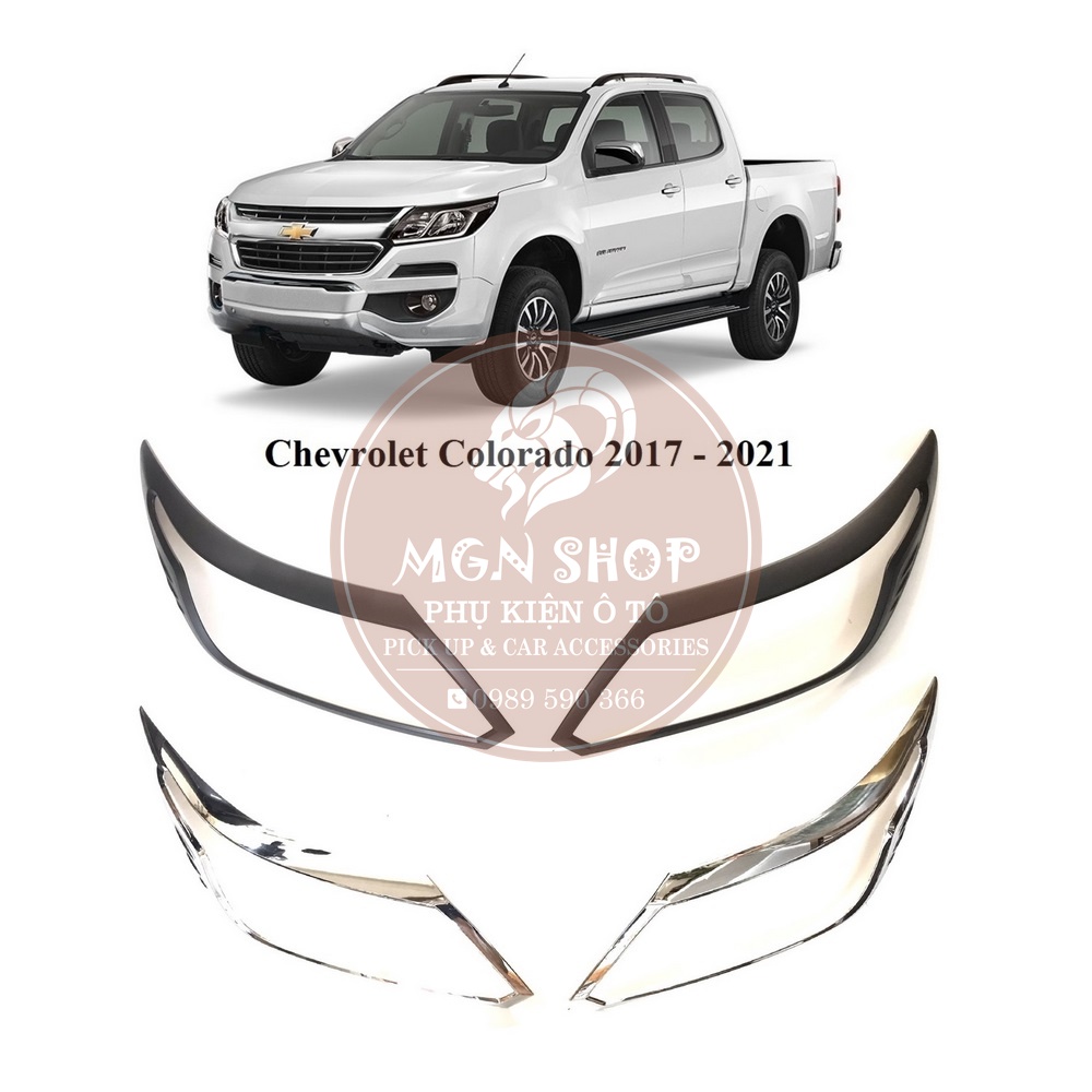 Ốp [Chevrolet Colorado 2017 - 2021] [full bộ] [màu đen / màu bạc]