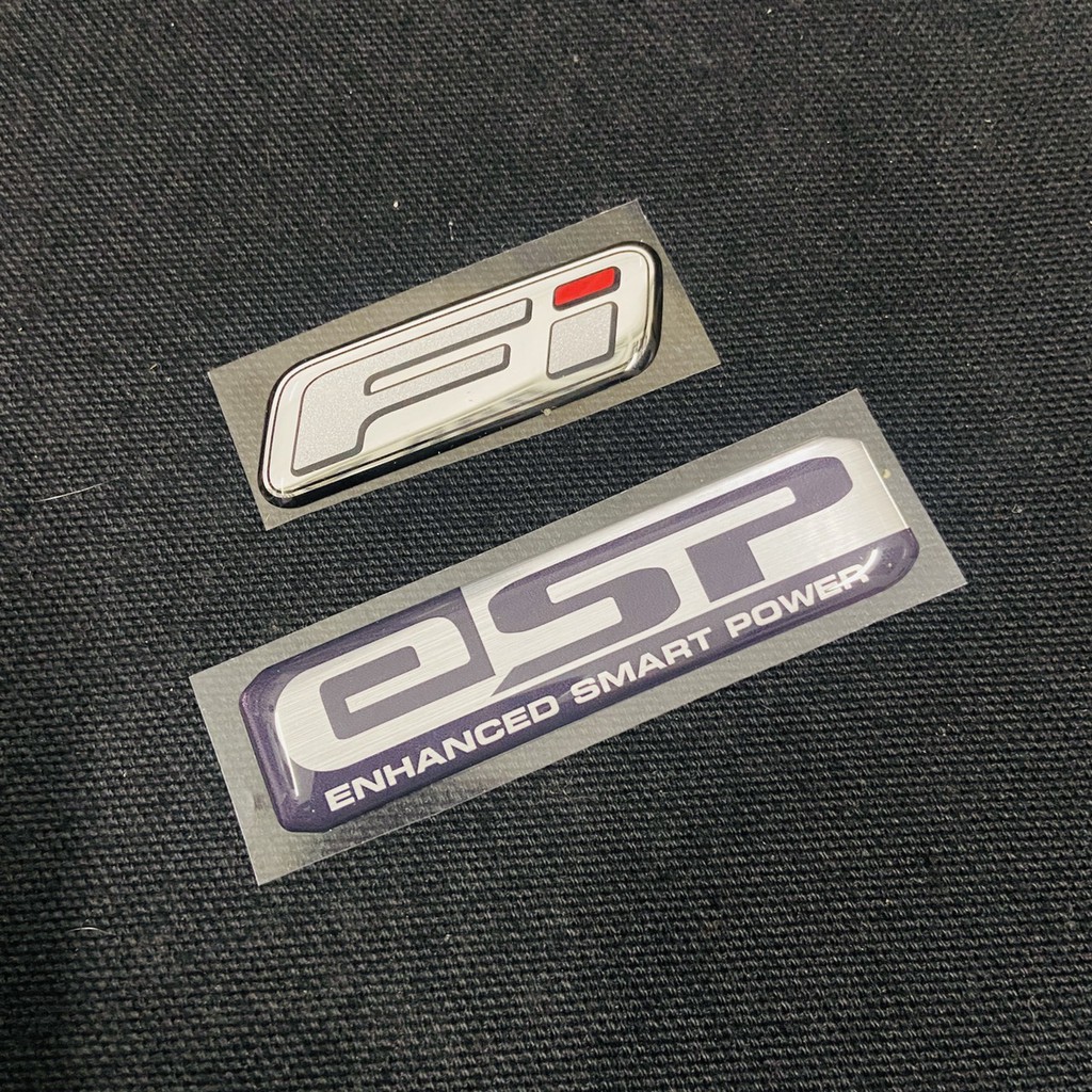 TEM DÁN XE MÁY CHỮ FI VÀ CHỮ ESP, TEM PHỦ NHỰA DẺO KEO DÁN TỐT, DÁN TRANG TRÍ XE SIÊU CHẤT