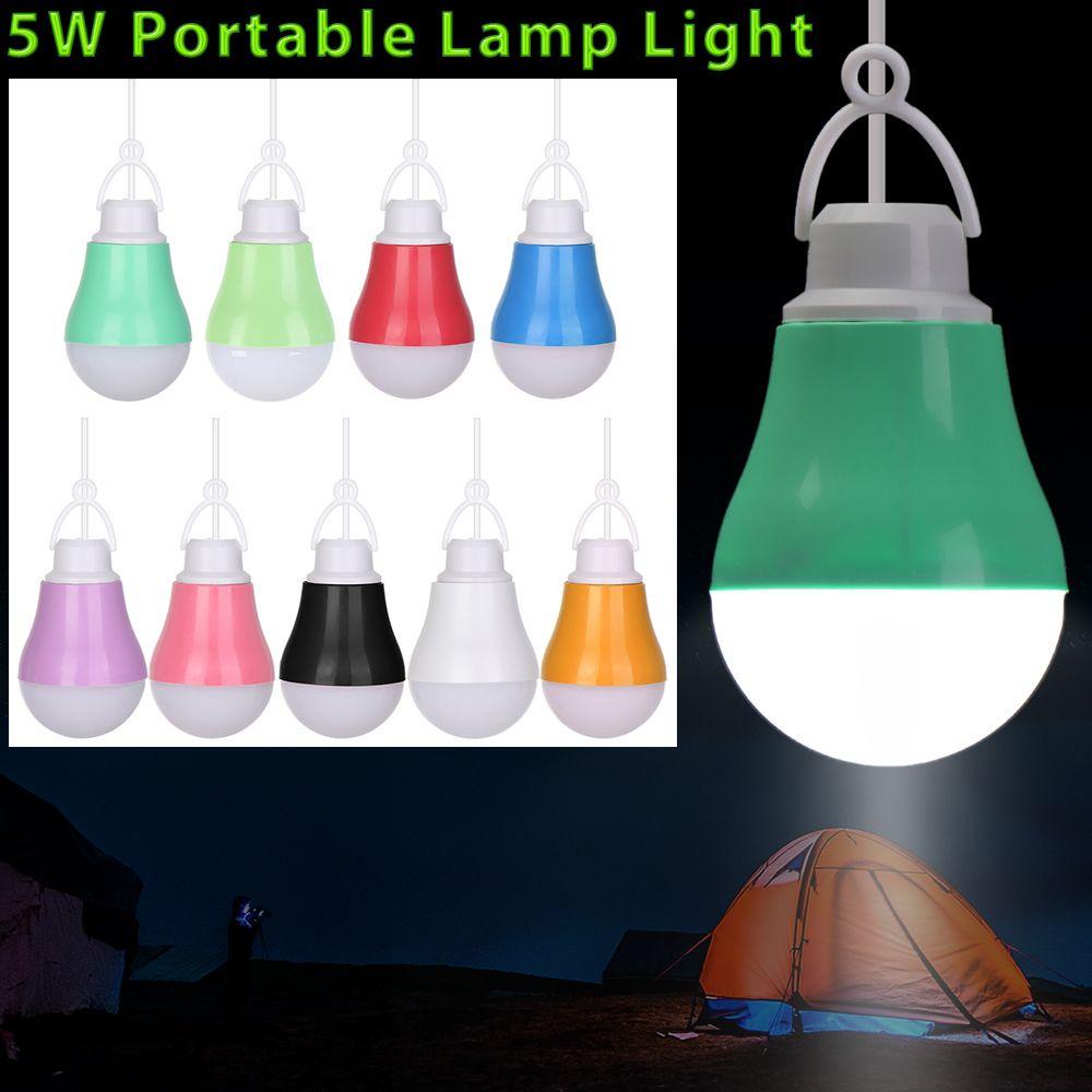 Bóng Đèn LED USB 5V 5W Tiện Dụng Mang Theo Du Lịch Cắm Trại