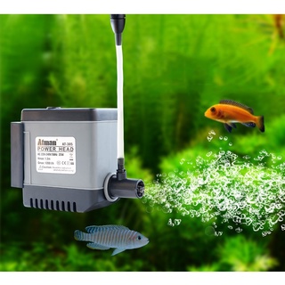 Máy bơm nước bể cá,máy bơm hòn non bộ mini, phụ kiện thủy sinh bể cá koi Atman AT306, Bảo hành 1 đổi 1 toàn quốc