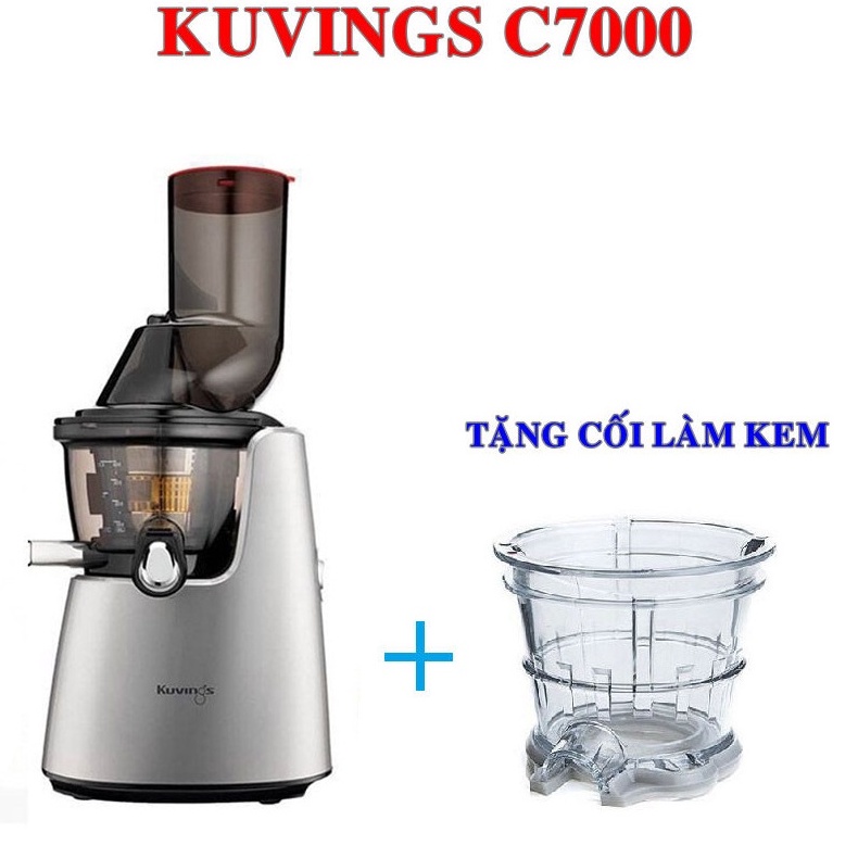 [Mã ELHA10 giảm 6% đơn 5TR] Máy ép trái cây Kuvings C7000 . Hàng chính hãng (TẶNG CỐI LÀM KEM)