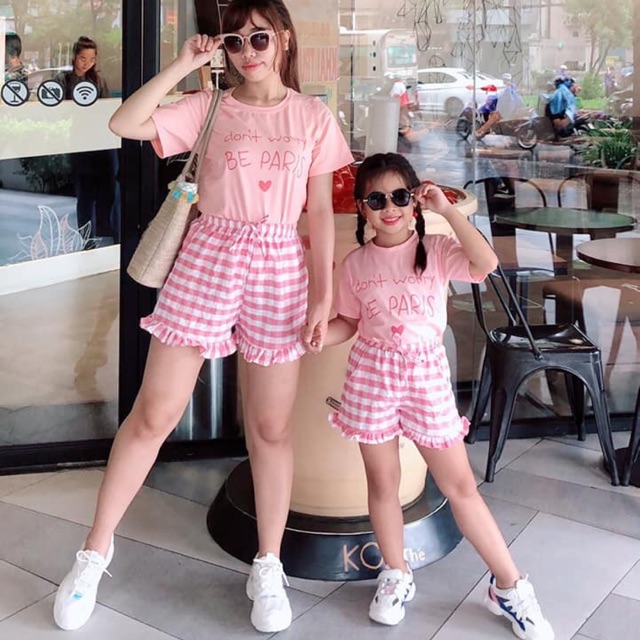 Đồ bộ mẹ và bé