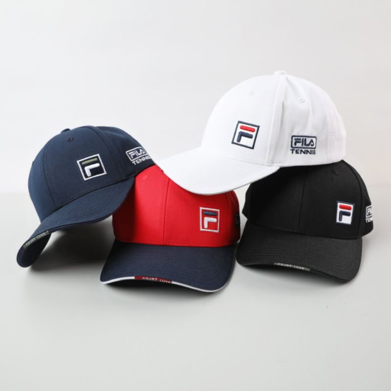 Mũ lưỡi trai FILA 2022 chất liệu cotton cao cấp, freesize, phụ kiện Unisex, form đa dạng hợp thời trang