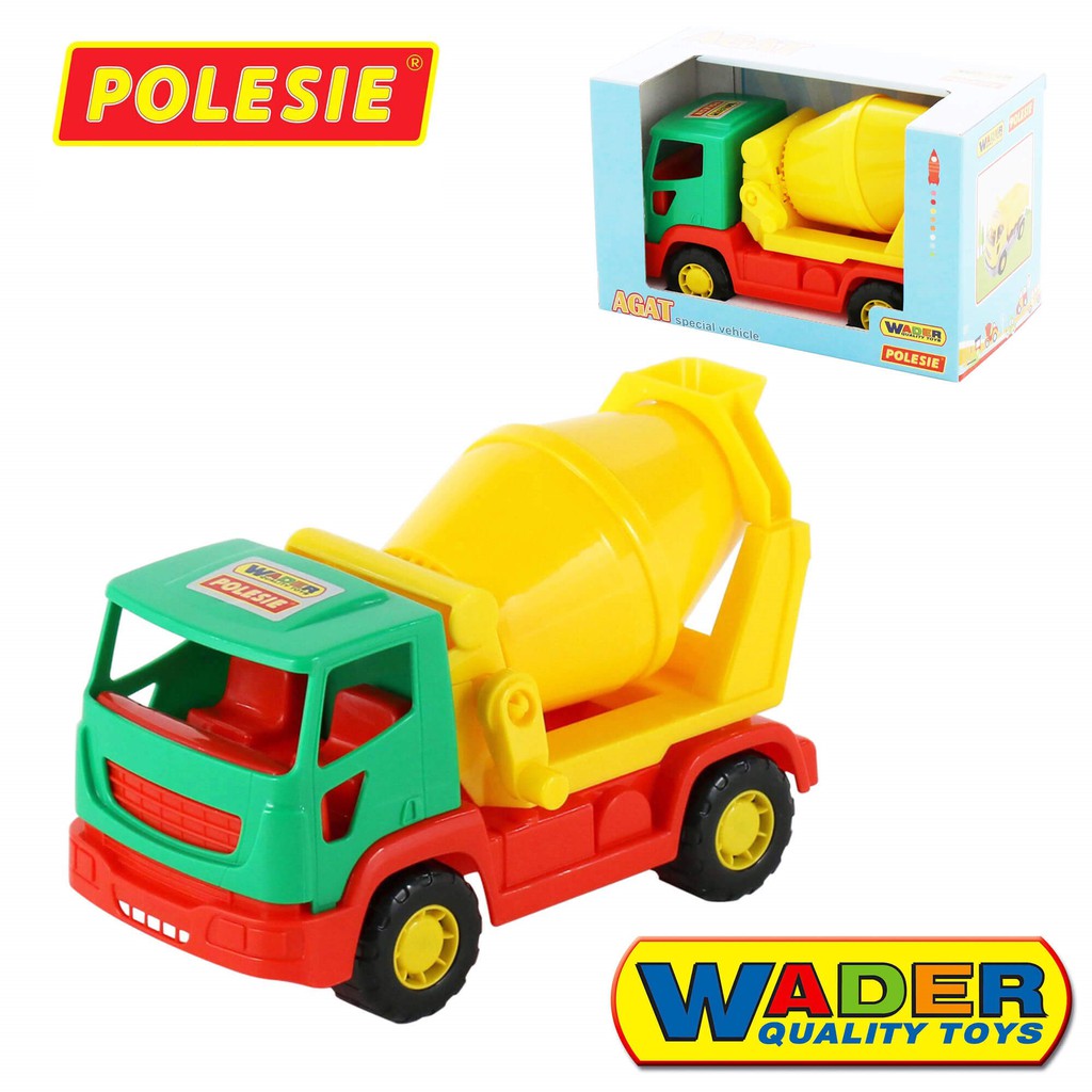 Xe Tải Trộn Bê Tông Xây Dựng Tipper Đồ Chơi POLESIE An Toàn, Siêu Bền Cho Bé - [HÀNG NHẬP KHẨU CHÂU ÂU]