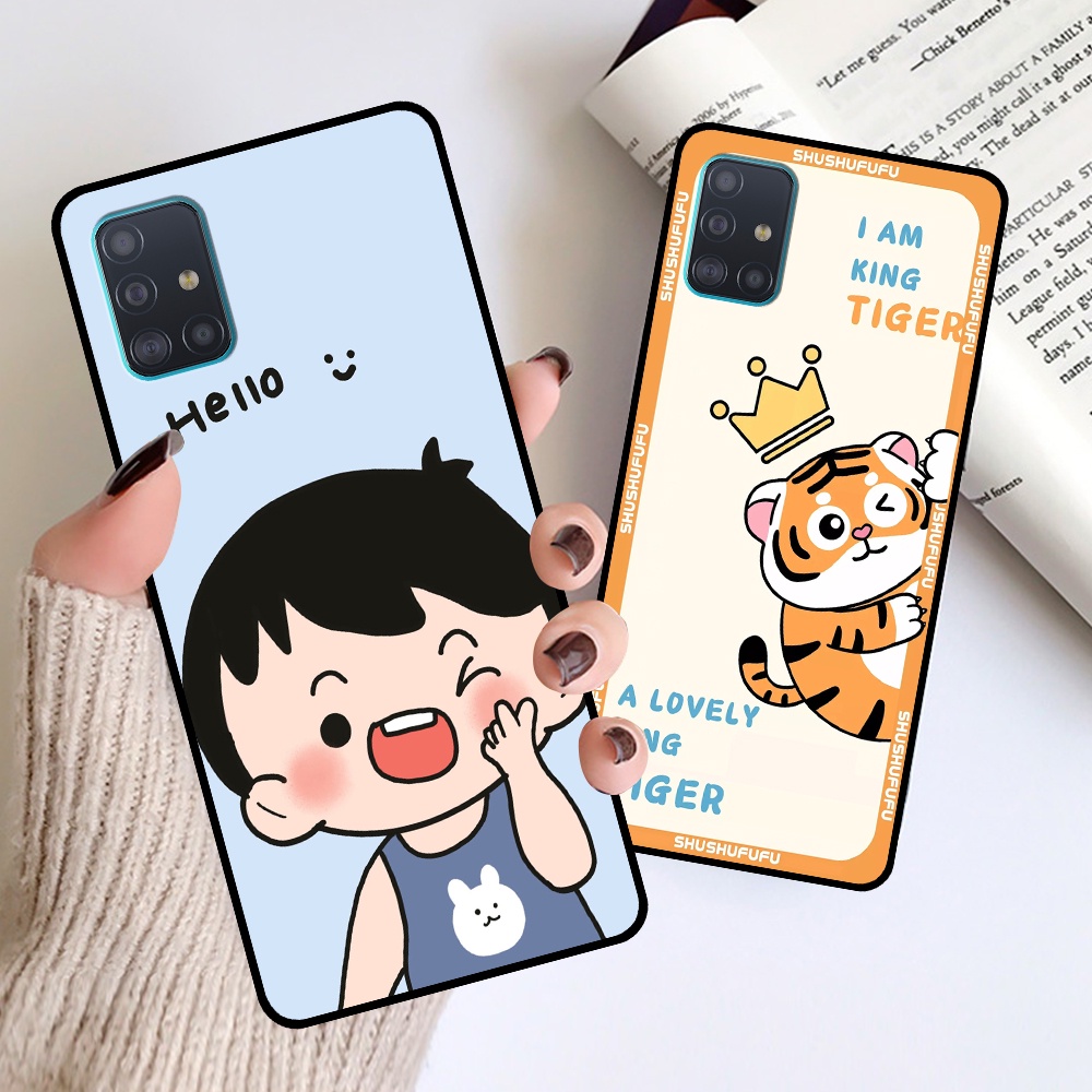 Ốp lưng Samsung A31 - A51 - A71- M51 in hình mickey, hổ, kingtiger siêu rẻ T19 - T24