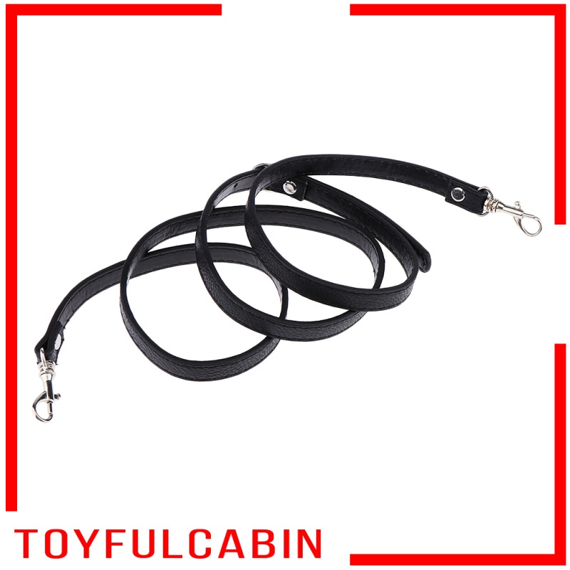[Toyfulcabin] Dây Đeo Túi Xách Bằng Da Có Thể Điều Chỉnh Kích Thước Màu Be