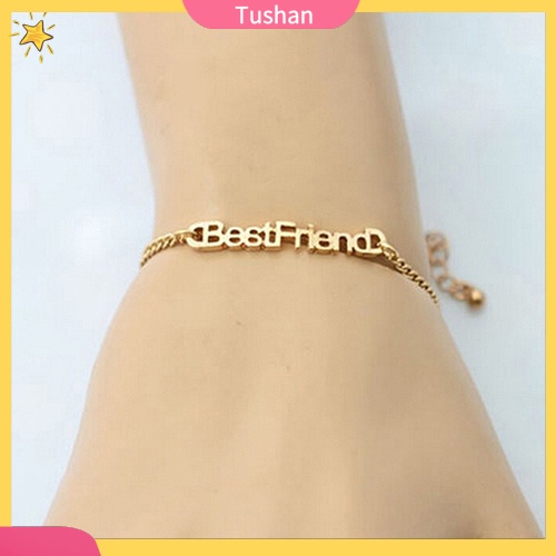 Vòng tay tình bạn mặt chữ dành cho nam và nữ