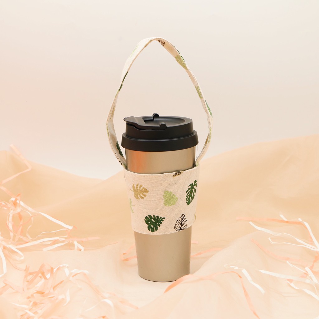 Quai Vải Đựng Ly Giữ Nhiệt họa tiết đa dạng dễ thương - A Little Bit | BigBuy360 - bigbuy360.vn