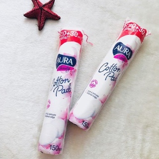 Bông tẩy trang aura beauty 150 miếng