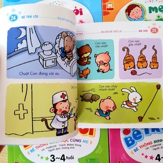 Sách - Combo Mẹ Hỏi Bé Trả Lời (4 Cuốn)