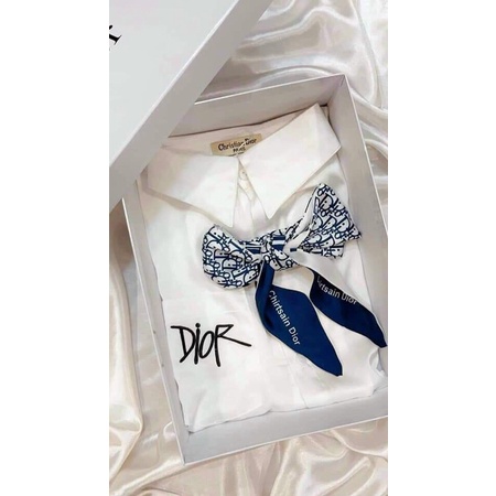 Khăn cột tóc Dior phụ kiện cột,quấn túi xách thời trang