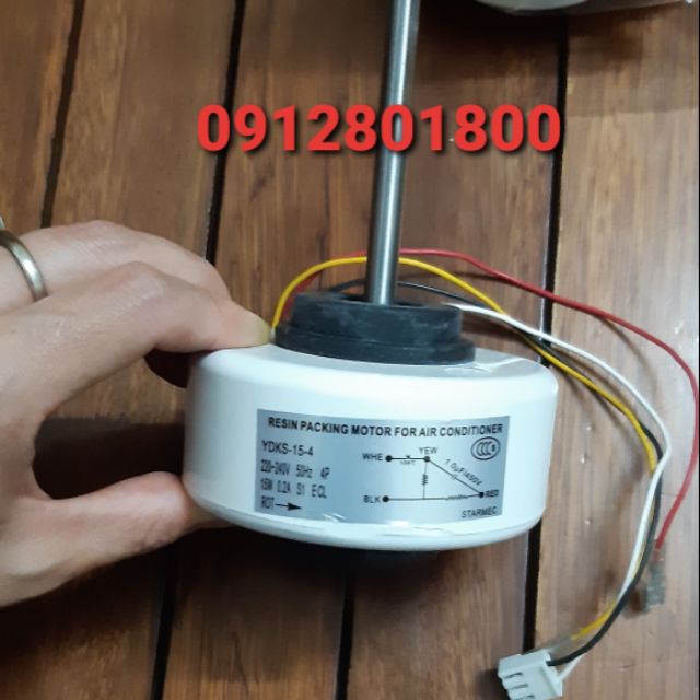 Mô tơ quạt dàn lạnh điều hòa LG 4 dây 15w 220v