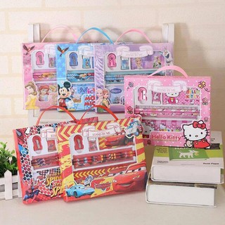 Bộ hộp bút 7 món dụng cụ học tập cho bé