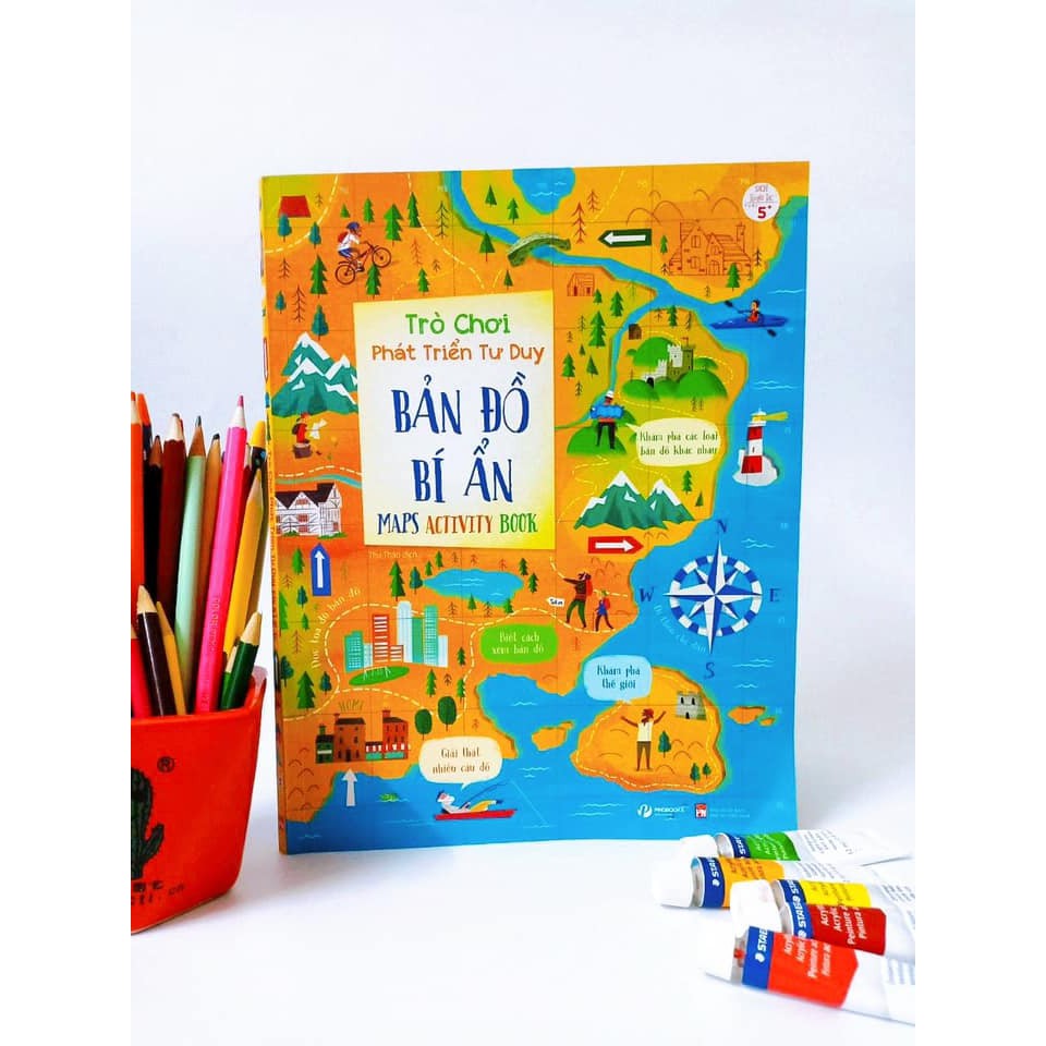 Sách Trò Chơi Trí Tuệ Phát Triển Tư Duy - Map Activity Book
