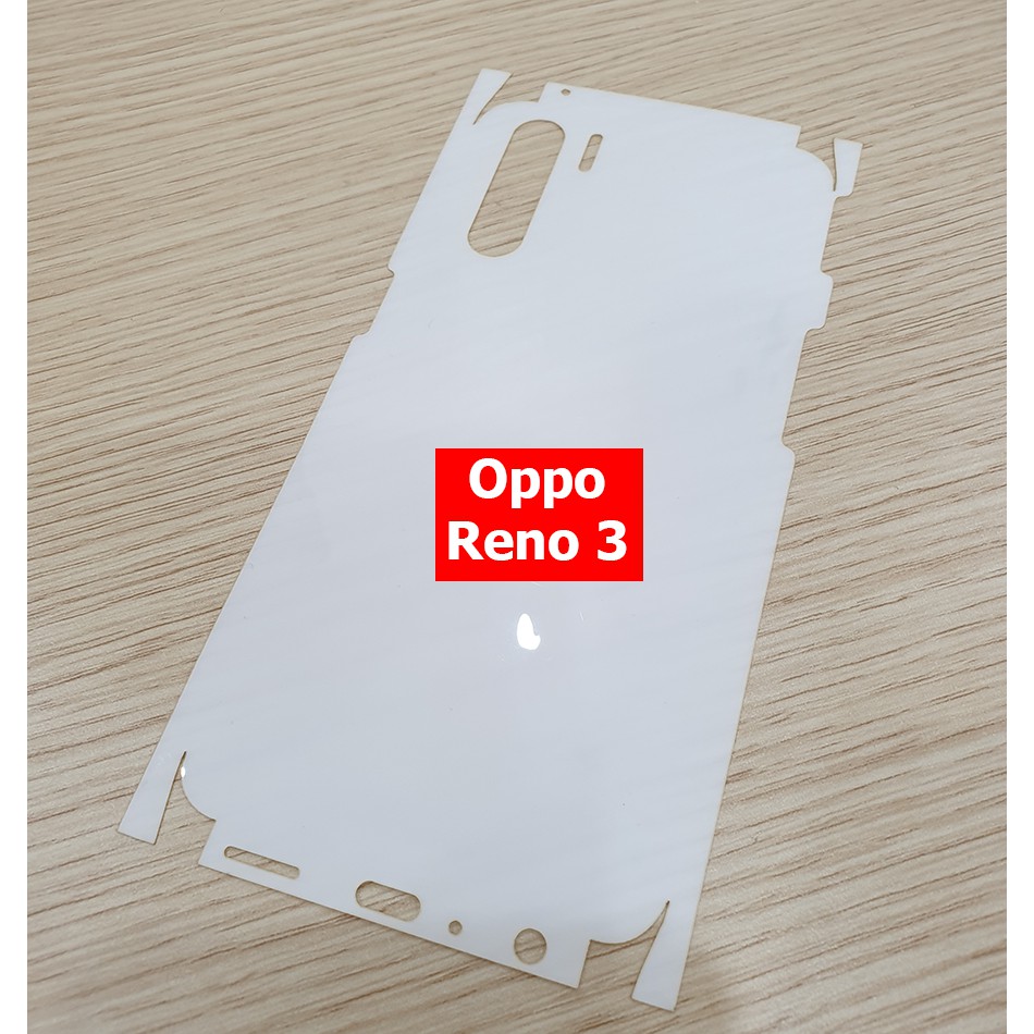 Miếng dán PPF full viền Oppo Reno 3