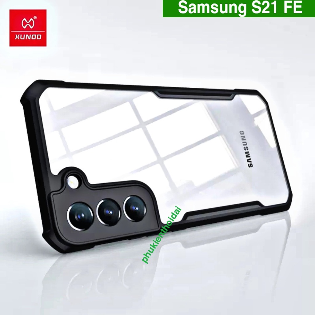 Ốp lưng Samsung S21 FE hiệu Xundd lưng trong viền màu chống sốc bảo vệ toàn diện