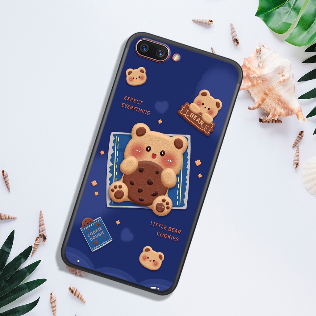 ỐP LƯNG OPPO A3S - A5 - A1K - A71 - A83 , IN HÌNH GẤU NÂU CHOCOLATE ĐÁNG YÊU.