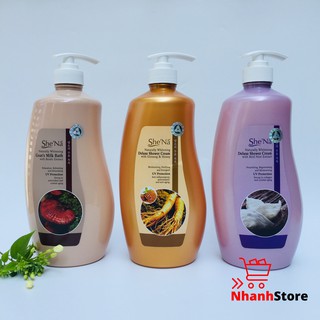 Sữa Tắm Dưỡng Da SheNa Malaysia 1200ml