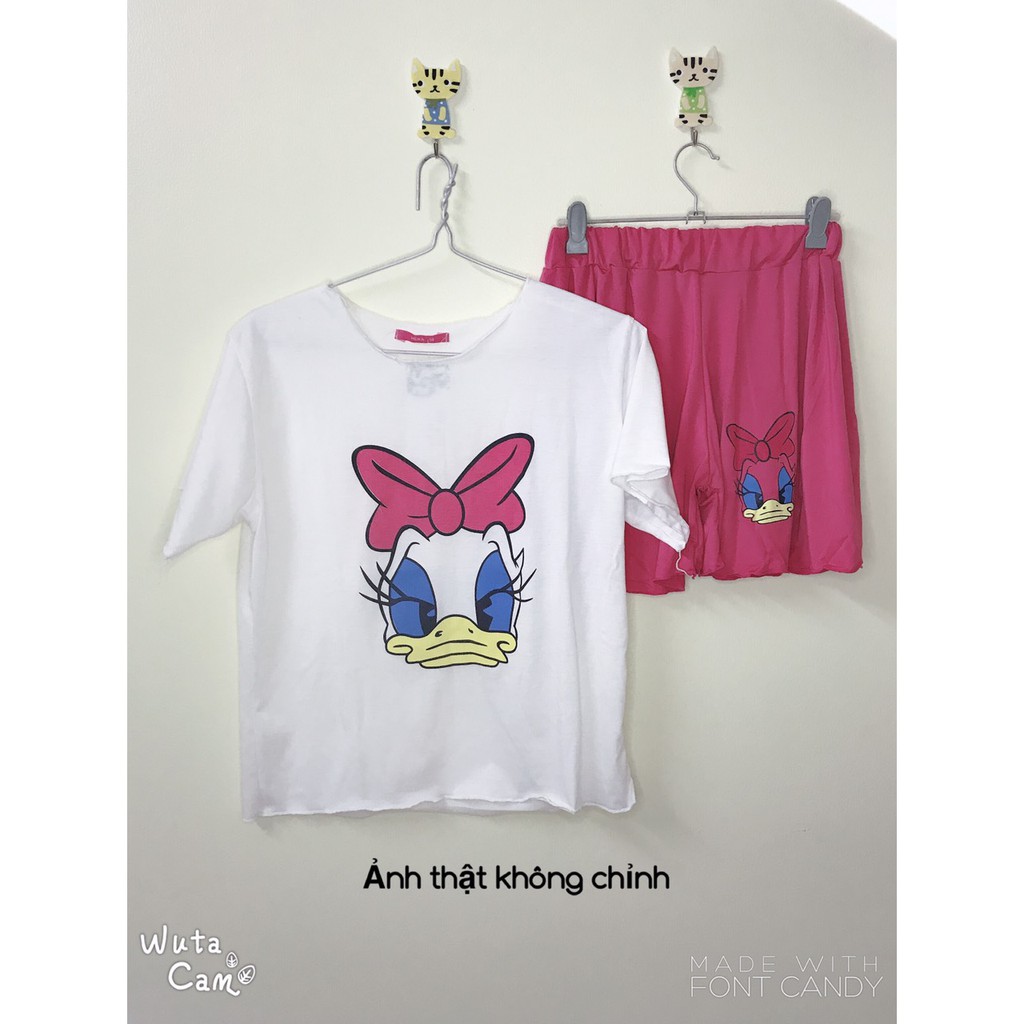 💝 Set Đồ Ngủ Gấu Pooh Vịt Đeo Nơ 💝 | BigBuy360 - bigbuy360.vn