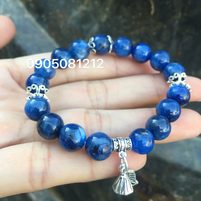 Vòng tay kyanite phối Bạc