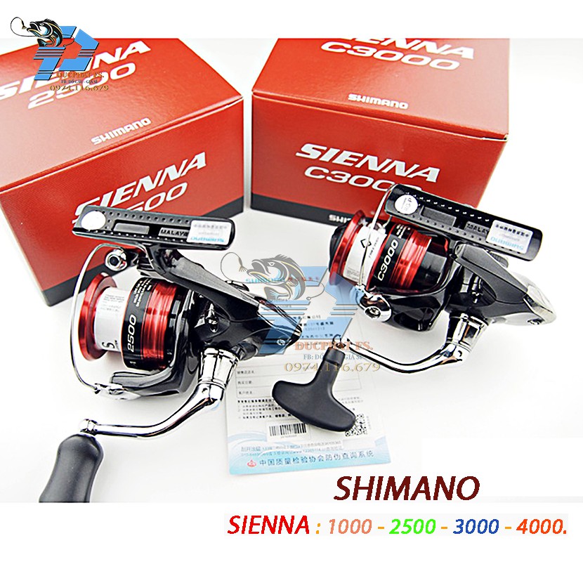 Máy câu cá Shimano SIENNA 1000 - 4000