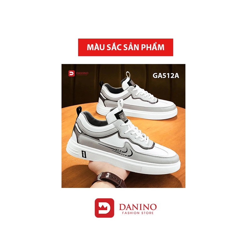 Giày sneaker nam trắng đẹp tăng chiều cao GA512A | BigBuy360 - bigbuy360.vn