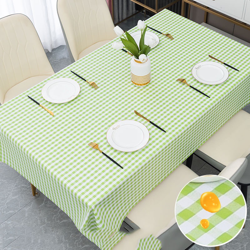 Khăn Trải Bàn Dùng Một Lần Bằng Nhựa Pvc Chống Thấm Nước / Dầu / Bỏng Cao Cấp Tiện Lợi Dễ Sử Dụng