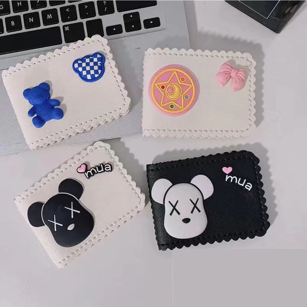Ví mini EBI HANDMADE tự đan cute dùng để đựng thẻ rất tiện lợi và làm ví đôi với bạn gái - ES18