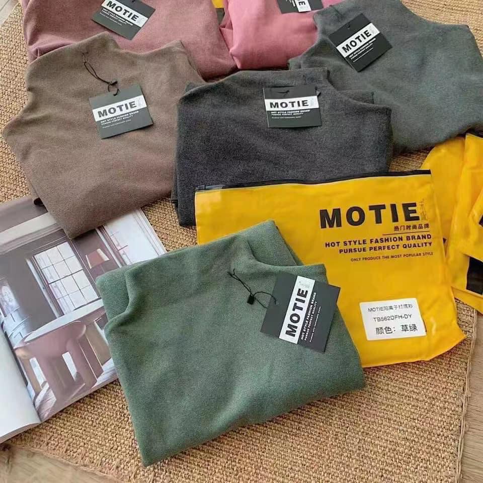 Áo len dài tay TÚI VÀNG Motie siêu hot