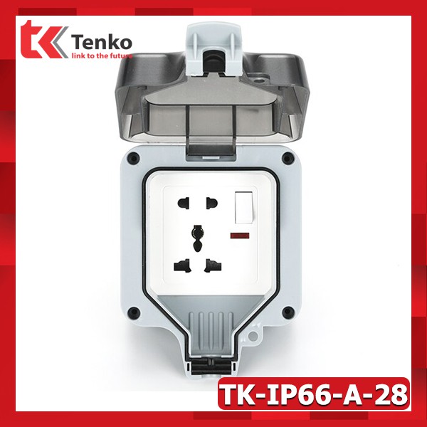 Hộp Chống Nước Ổ Cắm - Công Tắc 16A Đạt Tiêu Chuẩn Chống Nước IP66 - Ổ Cắm Điện Ngoài Trời Tenko