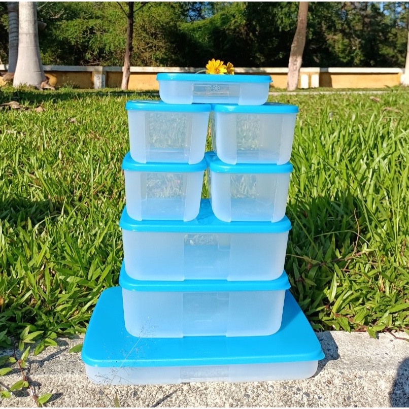 Bộ hộp nhựa đựng thực phẩm ngăn đông Tupperware Freezermate Jumbo set 16, 8, 6, lẻ 3.1l 1.5l 1.2l 650ml 250ml