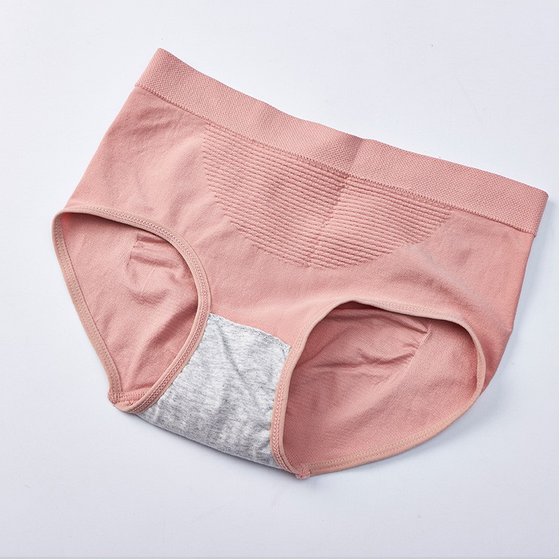 Quần lót nữ kháng khuẩn cotton cao cấp co giãn 4 chiều có túi zip cho 40-60kg QL18