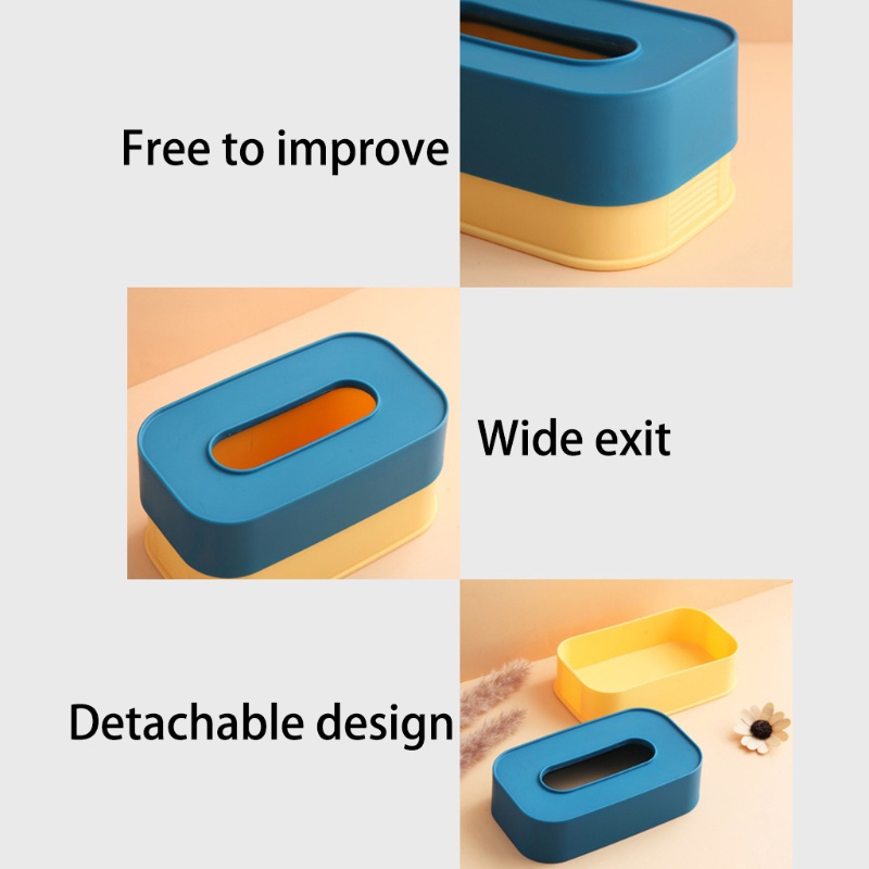 Giá Đỡ Hộp Khăn Giấy Để Bàn Thiết Kế Độc Đáo Trang Trí Nhà Cửa / Văn Phòng