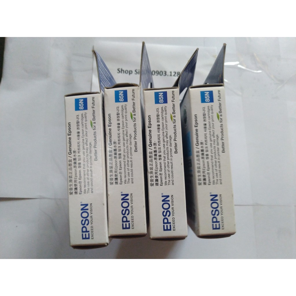 mực 85N- light cyan( xanh nhat) dành cho máy epson stylus photo 1390/t60- mực chính hãng