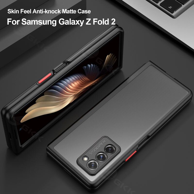 GKK-funda translúcida para Samsung Galaxy Z Fold 2 5G, carcasa mate ultrafina antigolpes para Samsung Z Fold 2 5G