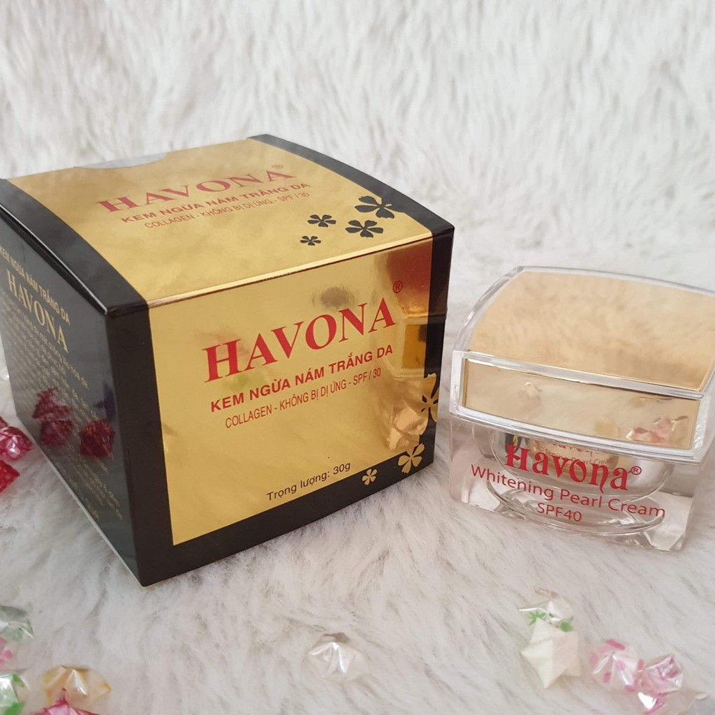 KEM NGỪA NÁM TRẮNG DA HAVONA COLLAGEN SPF30