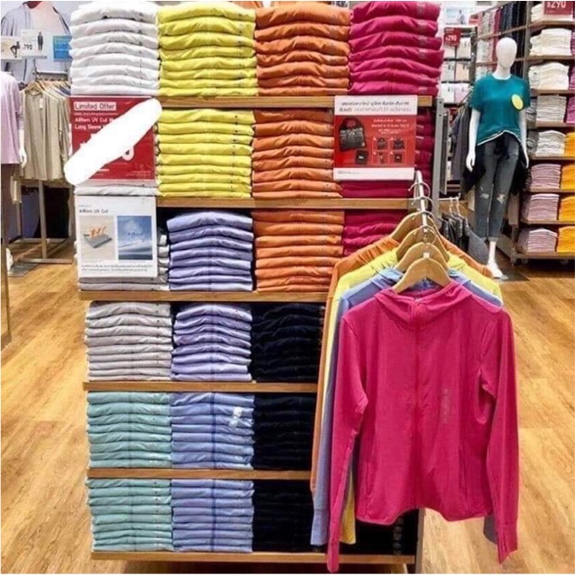(Auth đủ bill) Áo chống nắng Uniqlo mẫu 2019
