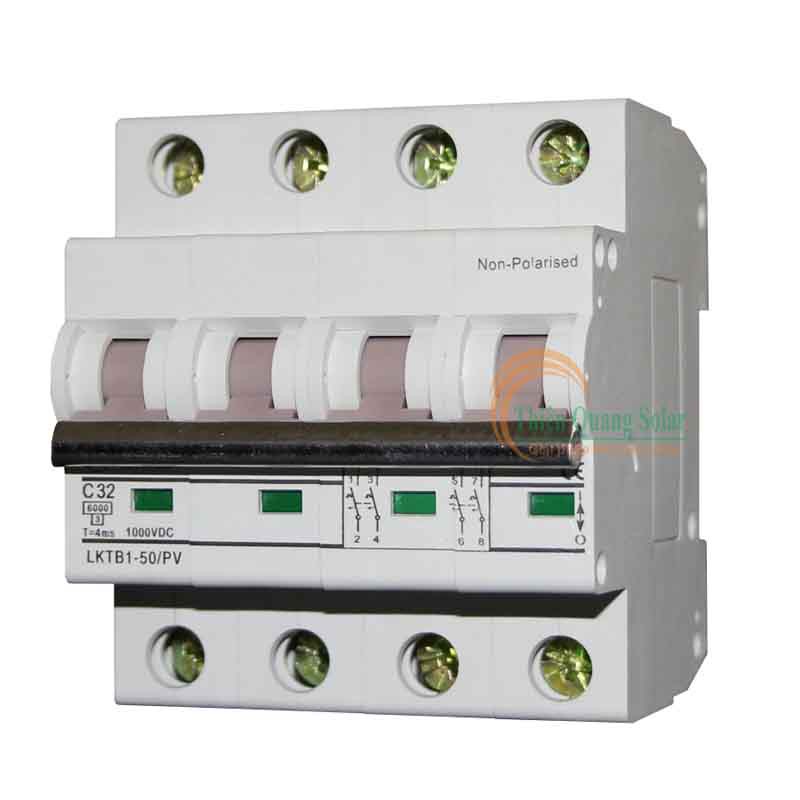 CB DC 1000V DC chuyên dụng cho điện năng lượng mặt trời