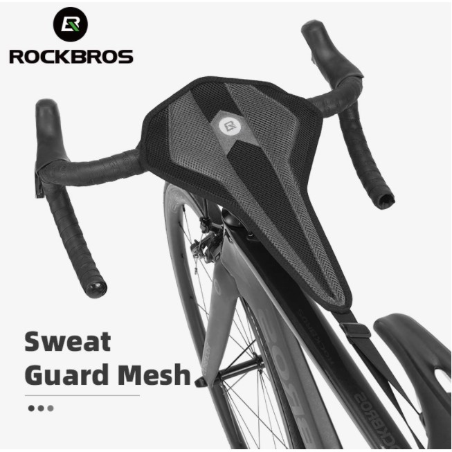 Rockbros Băng Quấn Cổ Tay Lái Xe Đạp Thấm Hút Mồ Hôi Nhanh Khô Hình Tam Giác
