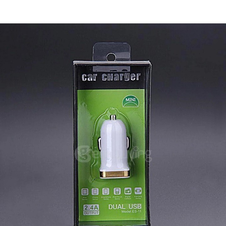 Sạc trên ô tô 2 in 1 CAR CHARGER ES-11