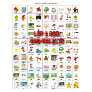 Sticker lớp 1 BGD