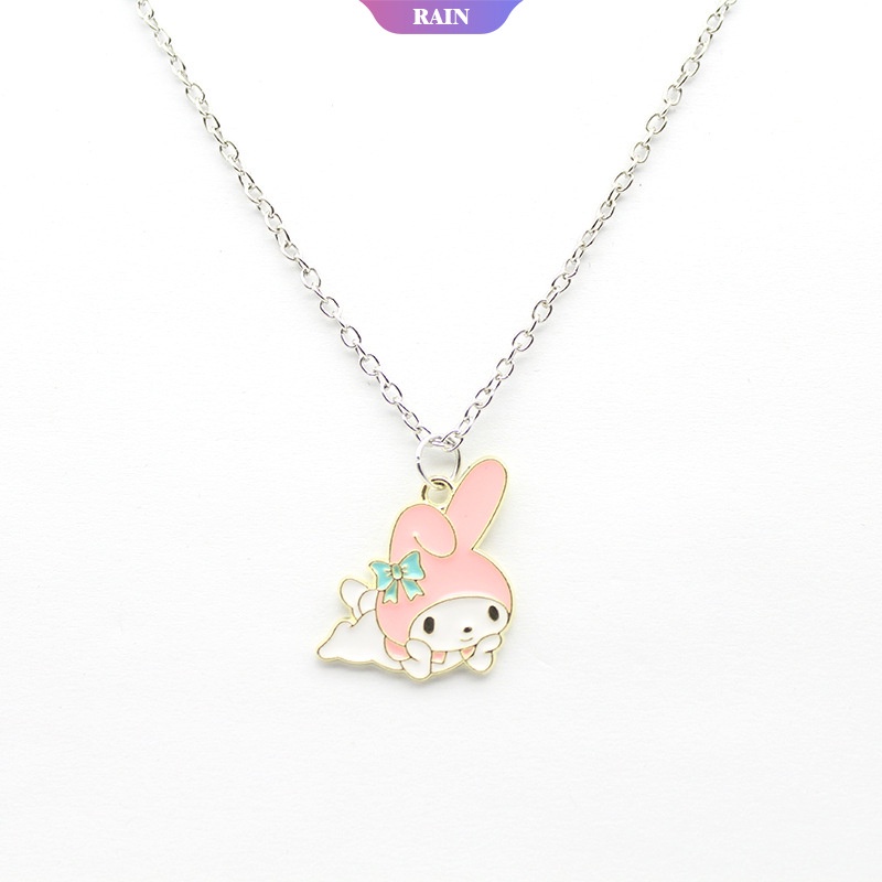 Vòng Cổ Mặt Hoạt Hình Cinnamoroll My Melody Sanrio Dễ Thương Làm Quà Tặng Ngày Lễ Tình Nhân Cho Bé Gái