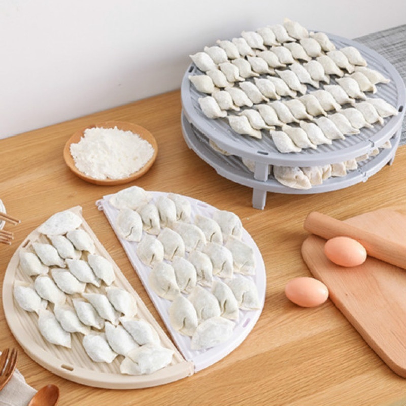 1 Khay Hấp Bánh Bao Bằng Nhựa Chống Dính Có Thể Gấp Gọn