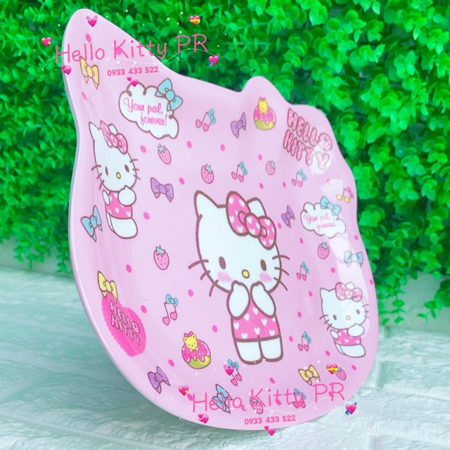 Dĩa cao cấp Hello Kitty